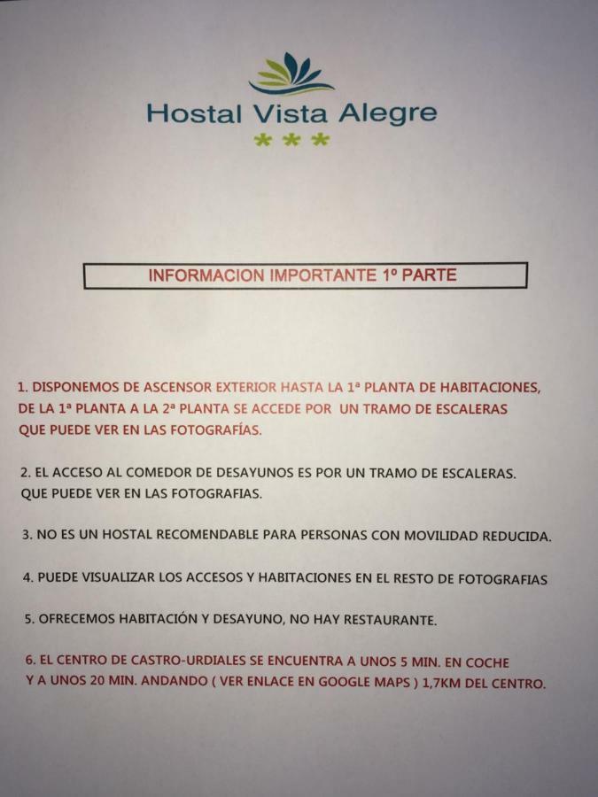 Hostal Vista Alegre Castro Urdiales Buitenkant foto